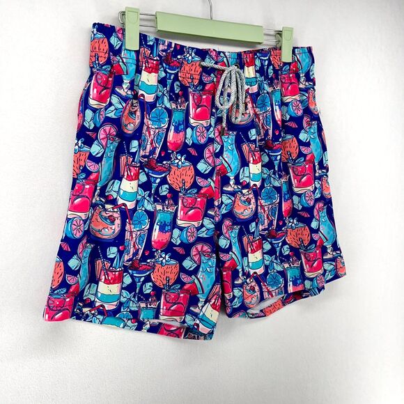 Vintage Summer Premium‎ Lined Swim Trunks Mens Size M - Picture 6 of 10